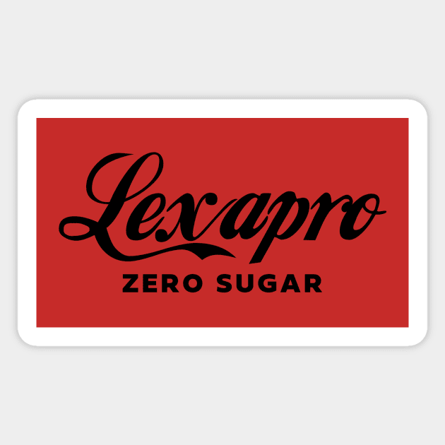 lexapro zero sugar Sticker by zach's stuff